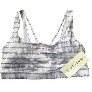Athleta Women’s Purple Tie Dye Sports Bra NWT
